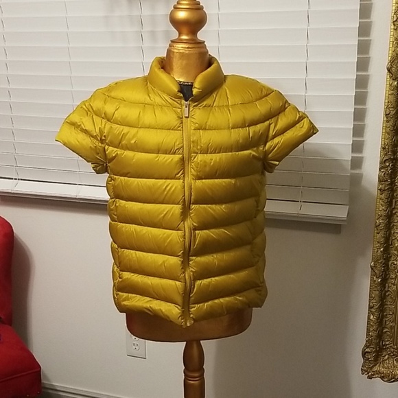 martha stewart short sleeve puffer jacket